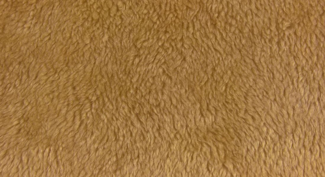 Leskymo baránok, tmavo béžový, šírka 150cm (metráž)