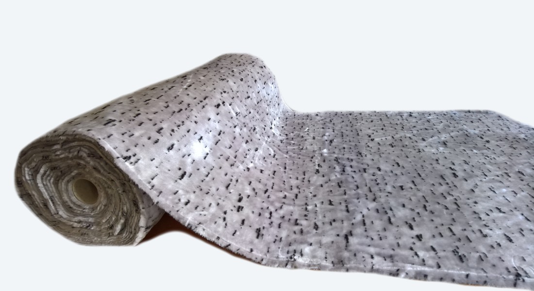 Leskymo, šedá, vzor SANTAL, šíře 150 cm