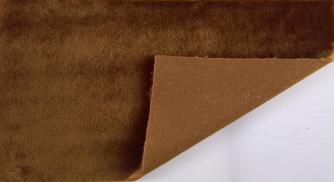 Plyš Brigita světle hnědá