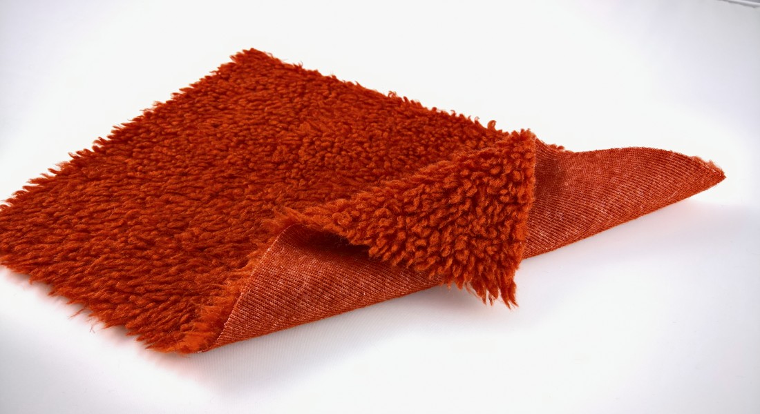 Leskymo beránek, terakota, šíře 150cm (metráž)