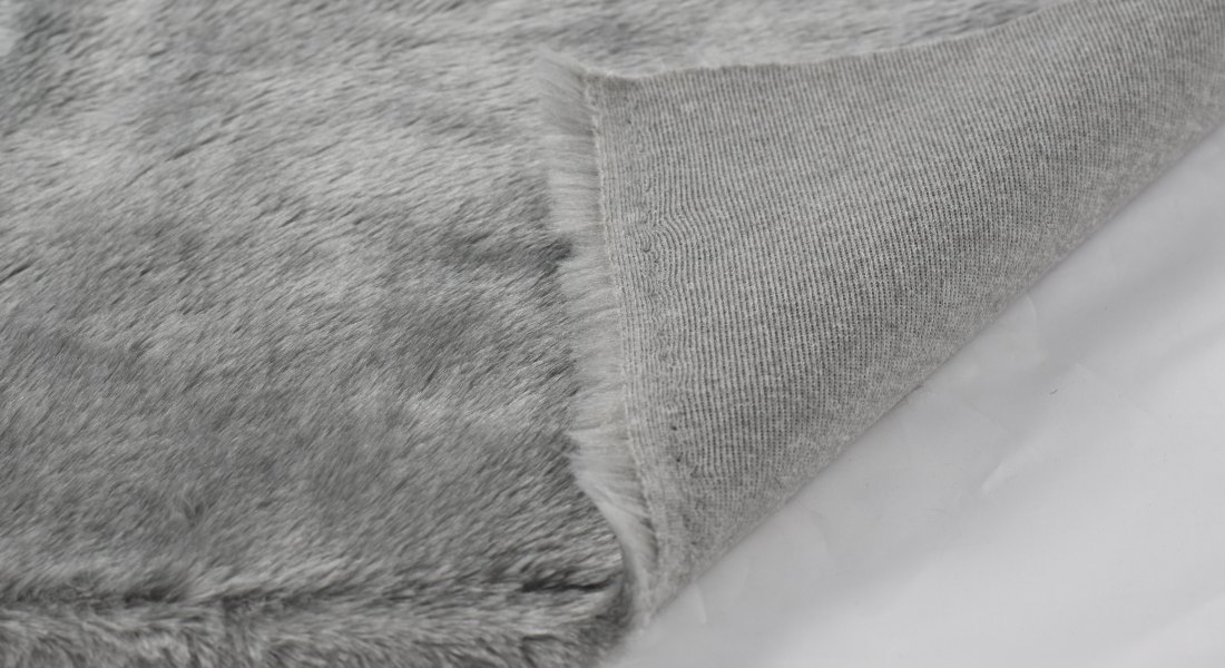 Poťahová plyš, čalúnická, sivá, vlas 20 mm         mm