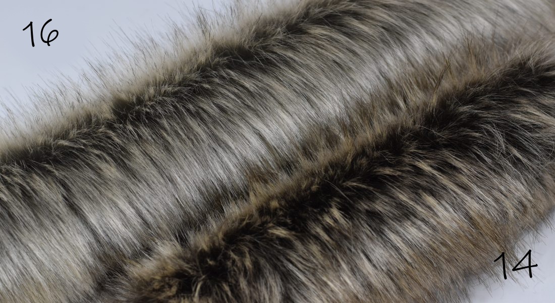 Umelá kožušina šedo hnedá, európsky výrobca 