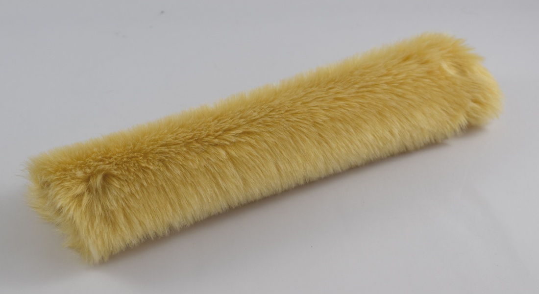 Poťahová plyš, čalúnická, zlato žltá, vlas 20 mmmm        mm