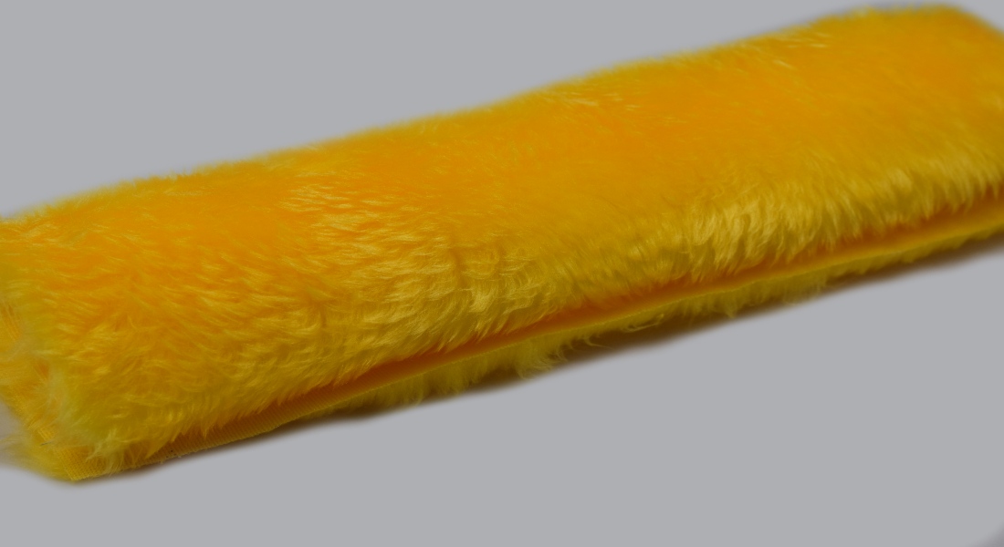 Umelá kožušina žltá, vlas 30mm, šírka 150cm