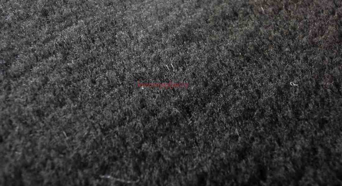 Plyš černá zateplovací