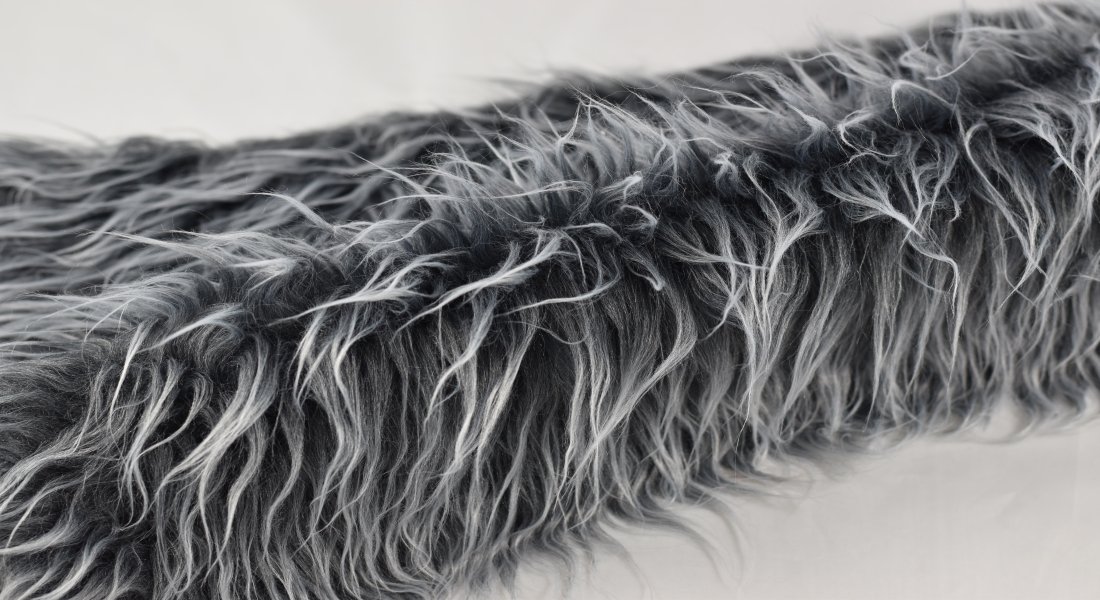 Umelá kožušina kostýmová šedá, šírka 160