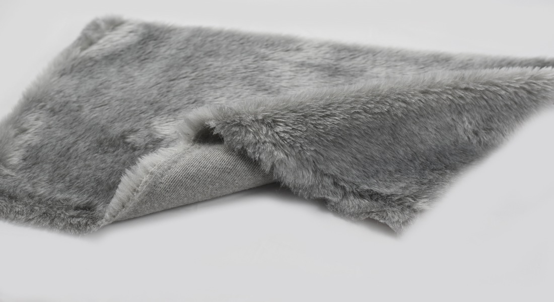 Poťahová plyš, čalúnická, sivá, vlas 20 mm         mm