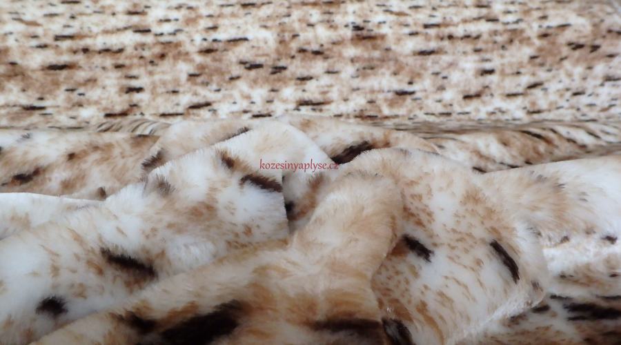 Leskymo, hnědá, vzor SANTAL 15, šíře 150 cm