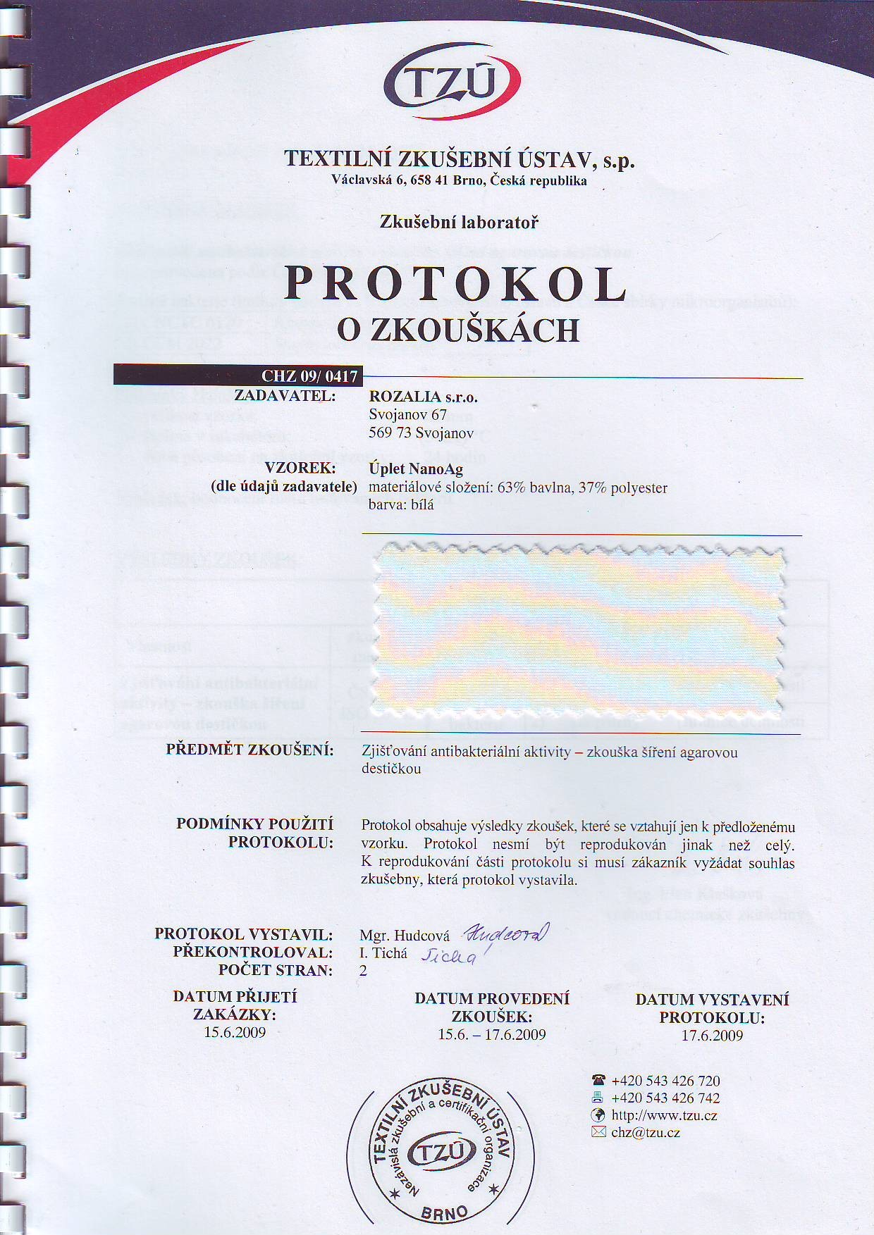 Antibakteriálna pletenina 52% bavlna - biela a praná