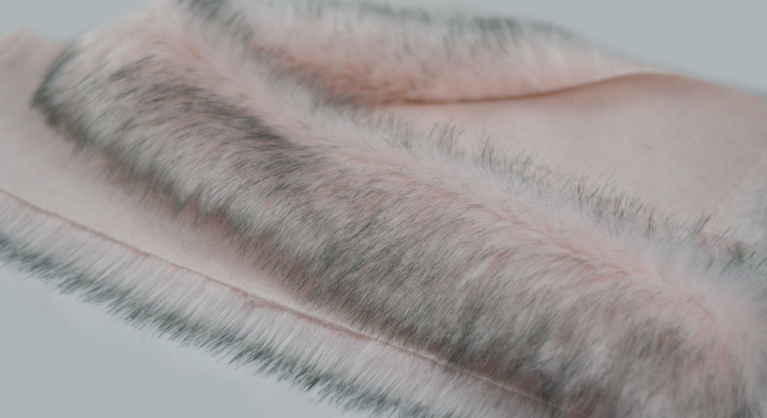 Umelá odevná kožušina ružová,európsky výrobca, šírka 150 cm