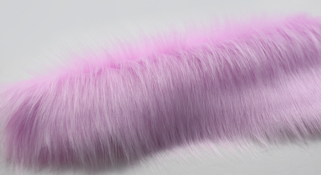 Umelá odevná kožušina ružová,európsky výrobca, šírka 150 cm