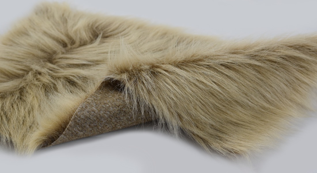 Umelá kožušina, zlato žltá, šírka 150 cm