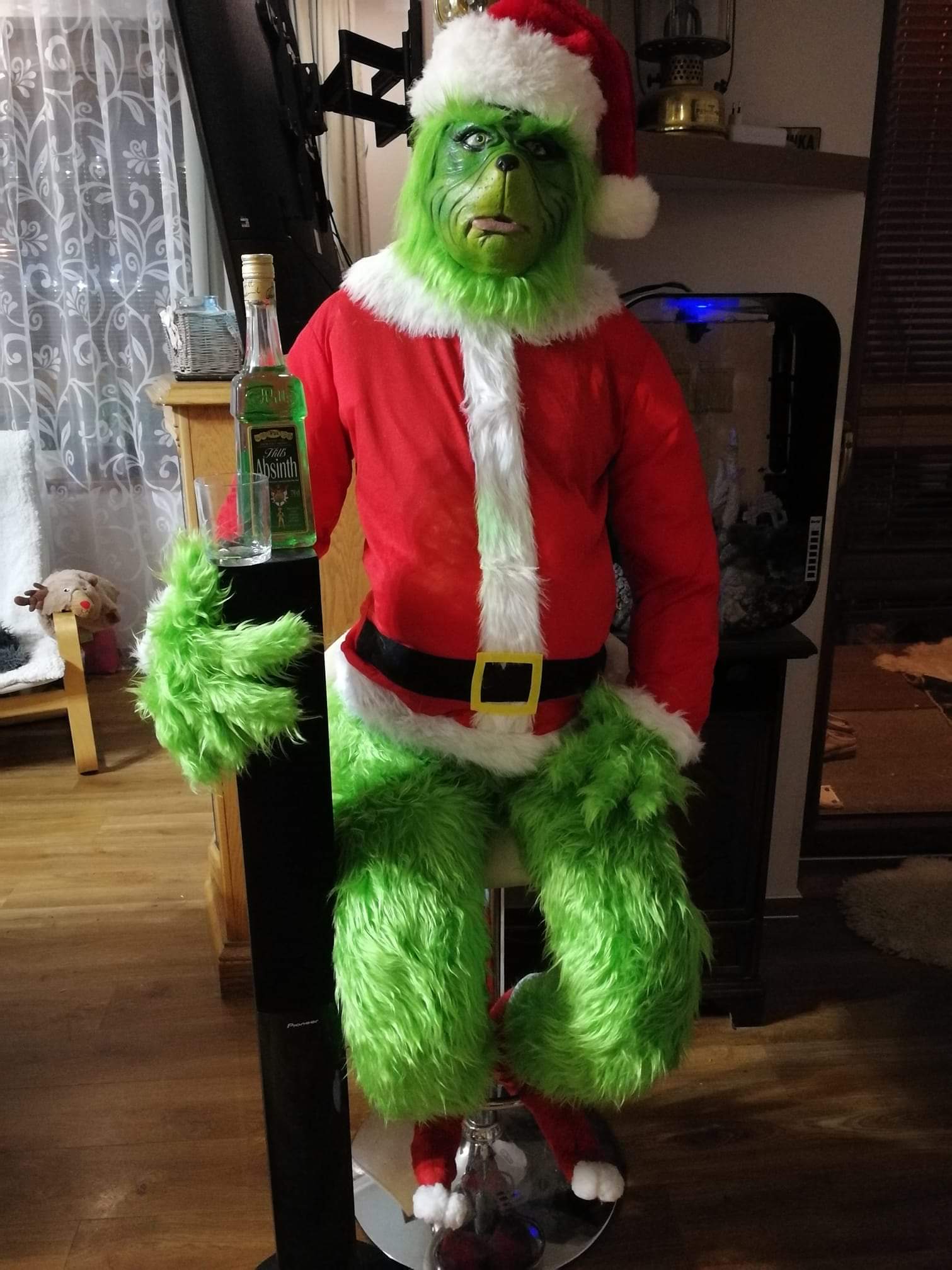 Umelá kožušina jarná zelená