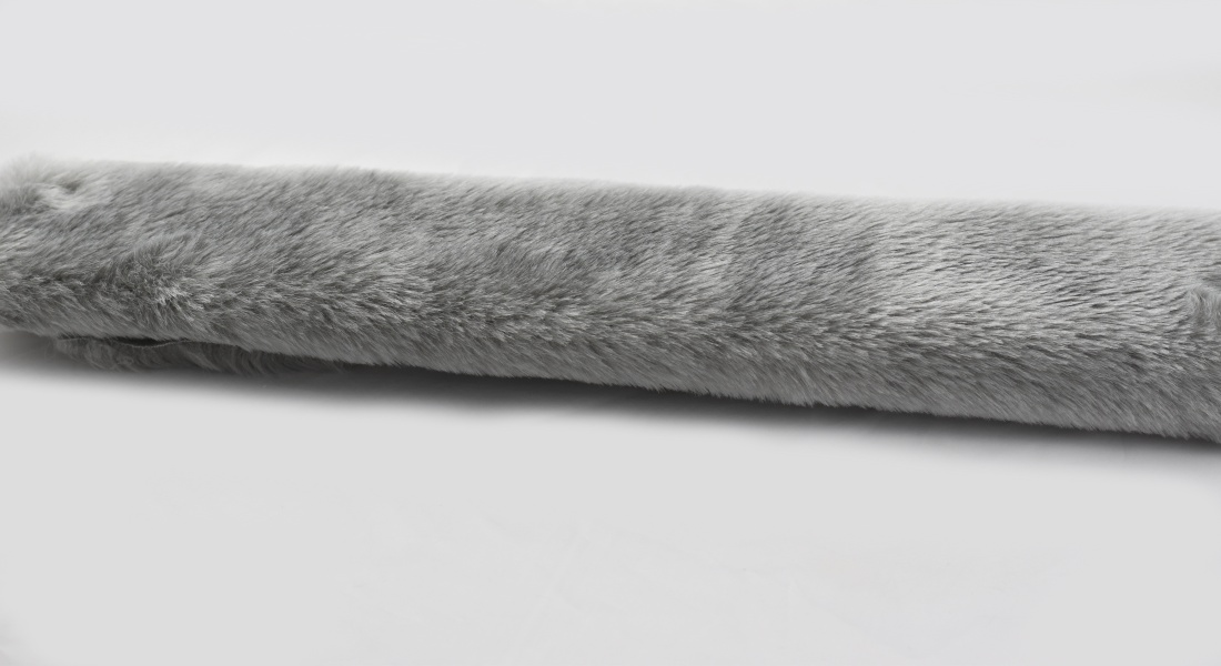 Poťahová plyš, čalúnická, sivá, vlas 20 mm         mm