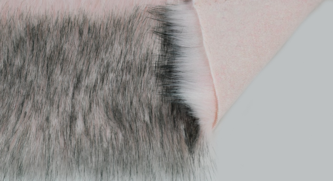 Umelá odevná kožušina ružová,európsky výrobca, šírka 150 cm