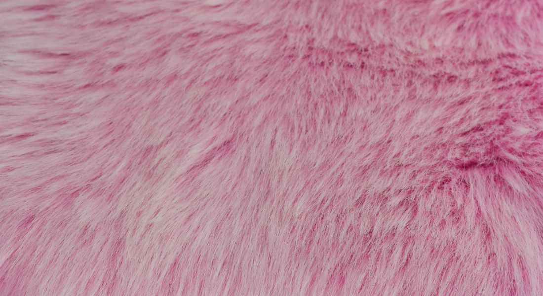 Umelá kožušina, ružová Fuchsia, vlas 50 mm, šírka 150, metráž