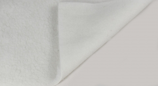 Plyš biela zatepľovacia TRINA